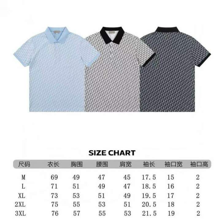 Picture of Dior Polo Shirts Short _SKUDiorM-3XL8qx10728496